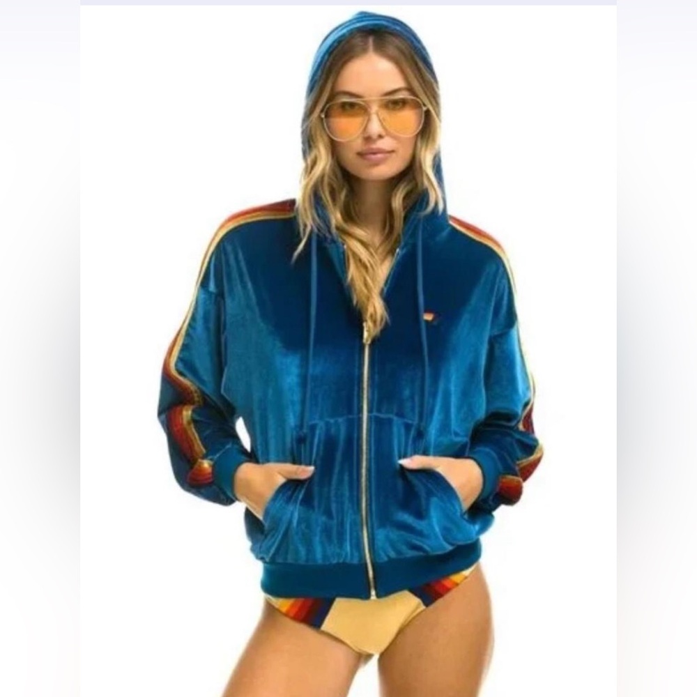 Aviator Nation Velour hoodie